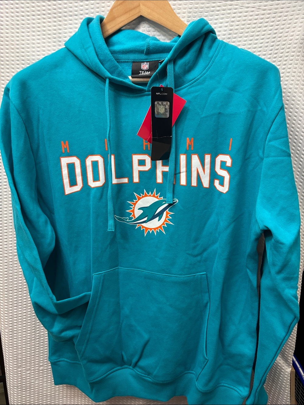 New Miami Dolphins Teal Pullover Hoodie